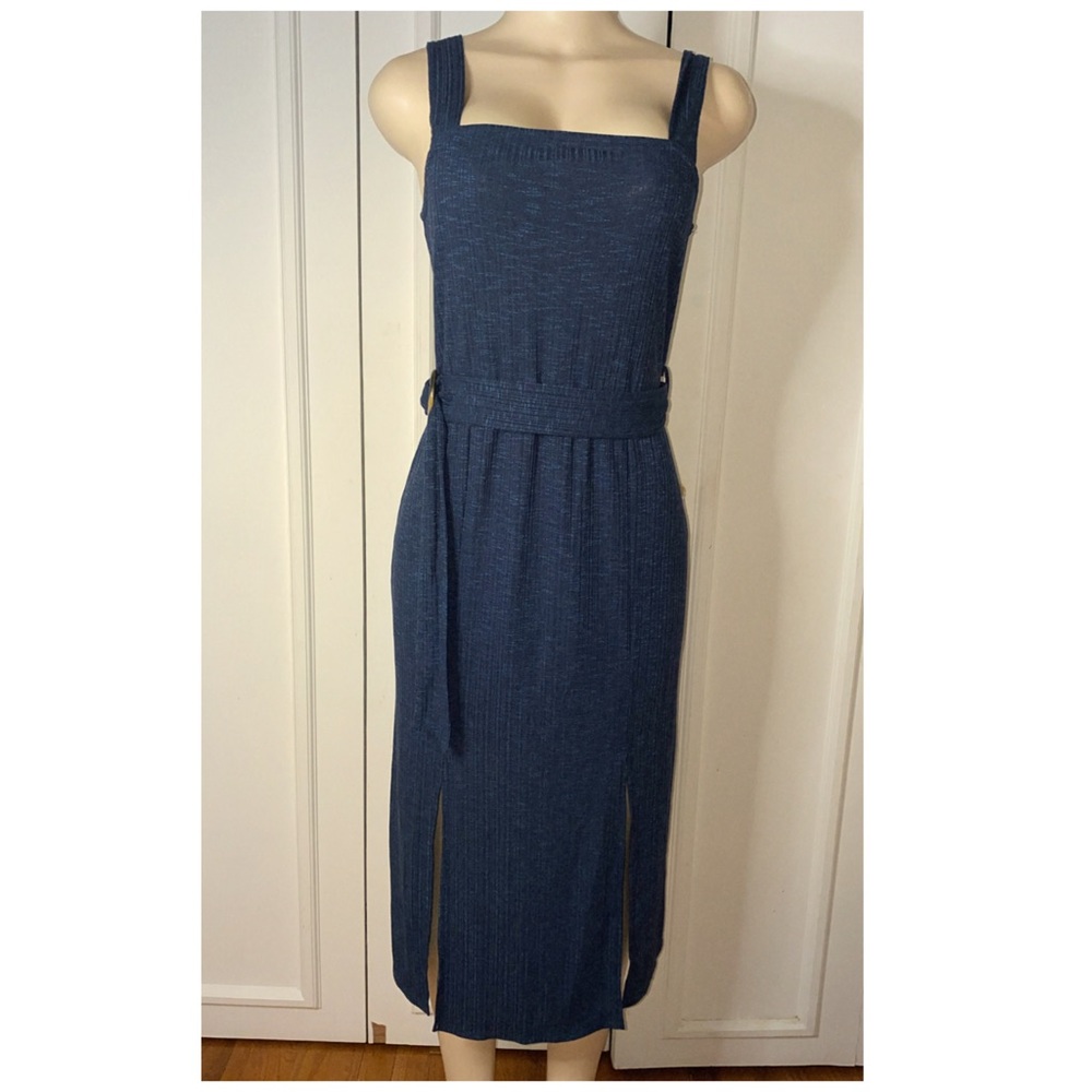Dani Blue Box Midi Tie Dress